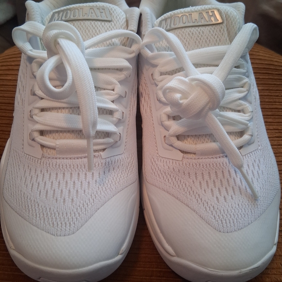 MOOLAH White Mesh Athletic Sneakers - Picture 6 of 8